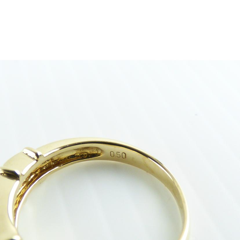 / K18ダイヤリング0.50ct//ABランク/64