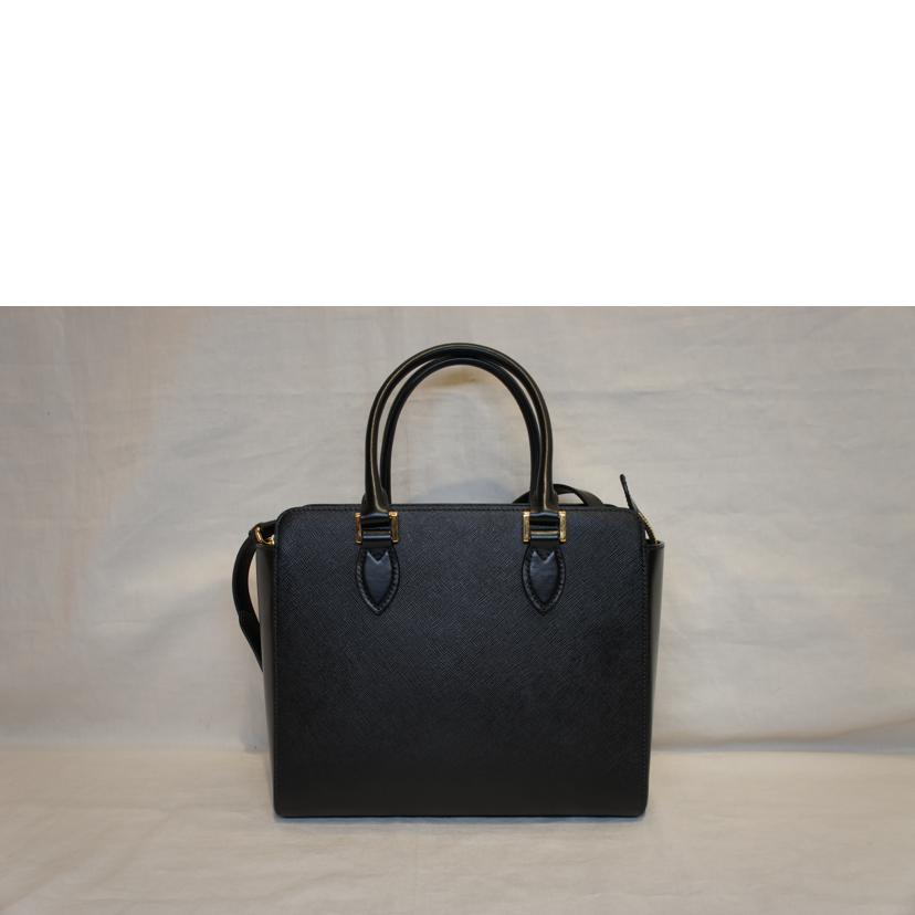 PRADA プラダ/サフィアーノレザー2WAYハンドバッグ/ブラック/1BA113//222/SAランク/92