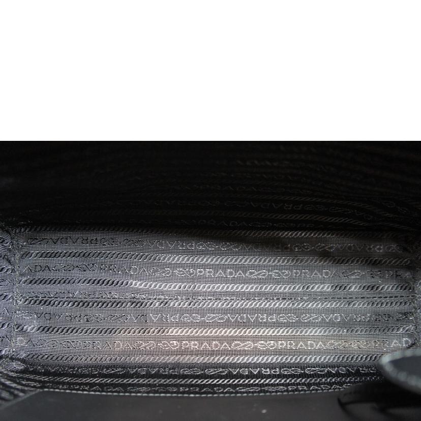 PRADA プラダ/サフィアーノレザー2WAYハンドバッグ/ブラック/1BA113//222/SAランク/92