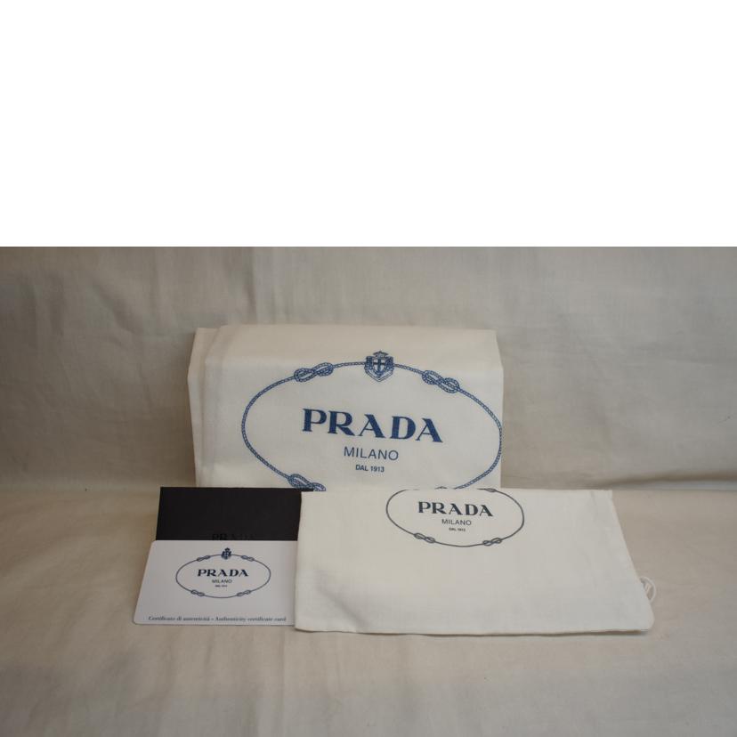 PRADA プラダ/サフィアーノレザー2WAYハンドバッグ/ブラック/1BA113//222/SAランク/92