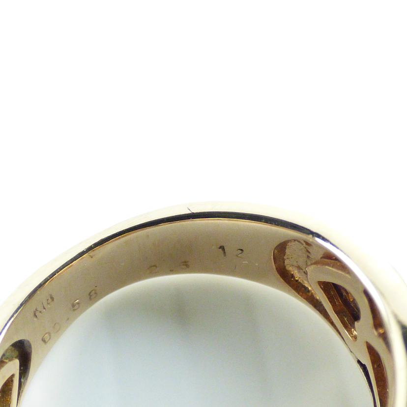 / K18ダイヤリング0.58ct//ABランク/64