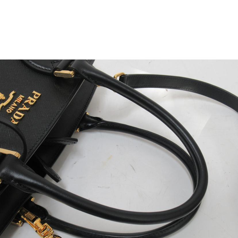 PRADA/2WAYハンドバッグ/レザー/1BA164//Aランク/63