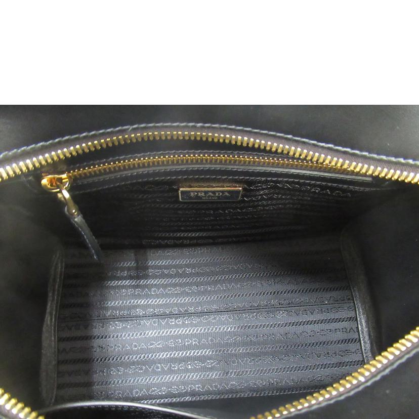 PRADA/2WAYハンドバッグ/レザー/1BA164//Aランク/63