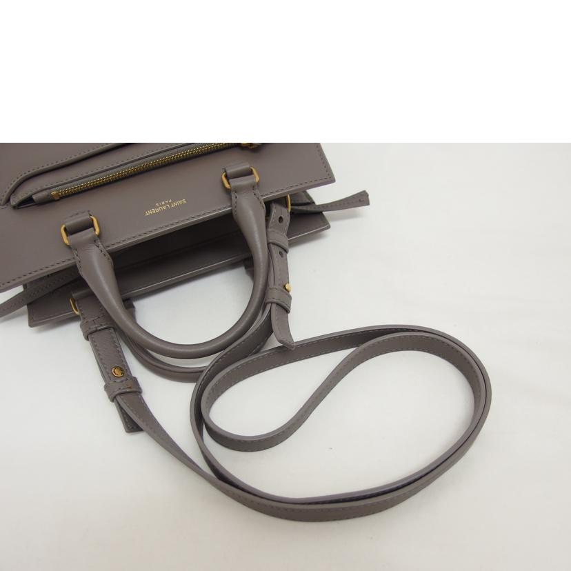 SAINT LAURENT サンローラン 2way ショルダーバッグ/イーストサイド スモール 2wayショルダー/グレー/554116//101*/Aランク/04