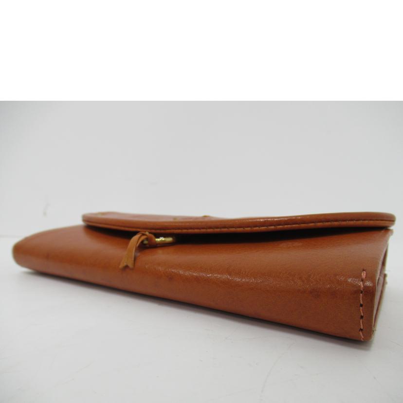 Dakota/二つ折り長財布/ライトブラウン/レザー//Aランク/63