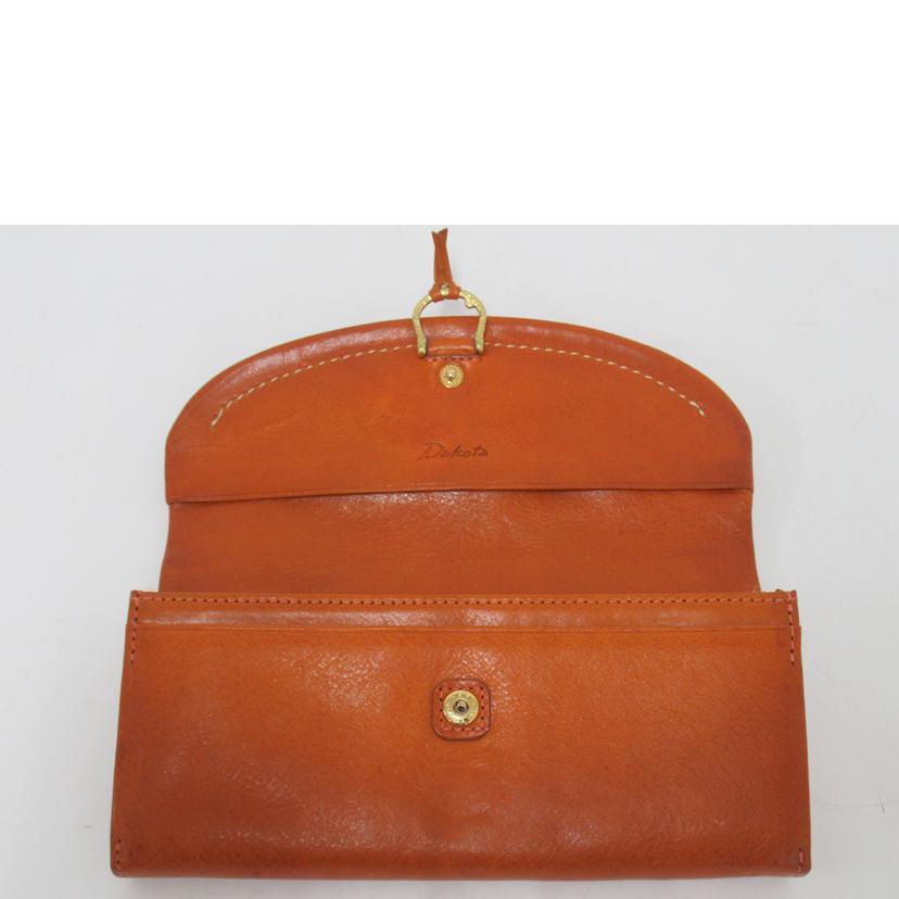 Dakota/二つ折り長財布/ライトブラウン/レザー//Aランク/63