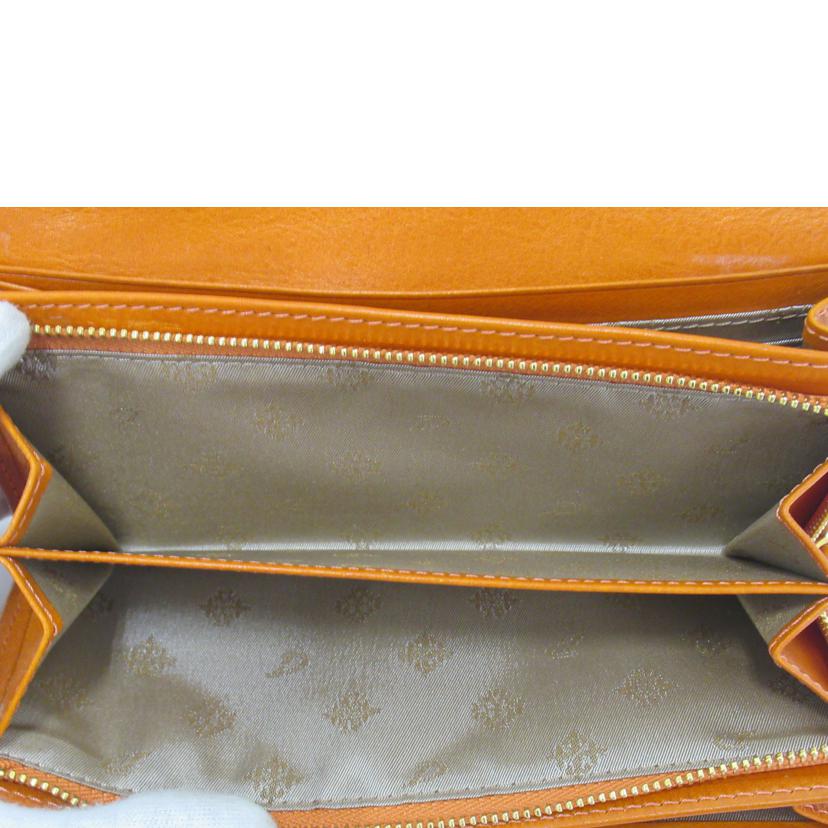 Dakota/二つ折り長財布/ライトブラウン/レザー//Aランク/63