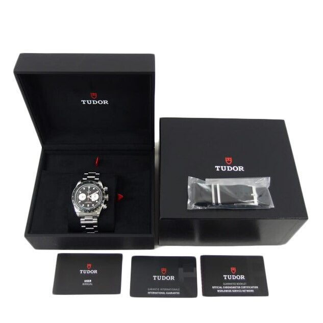 TUDOR チューダー/ブラックベイ/クロノ/ブラック文字盤/自動巻き/79360N //E34****/Aランク/04