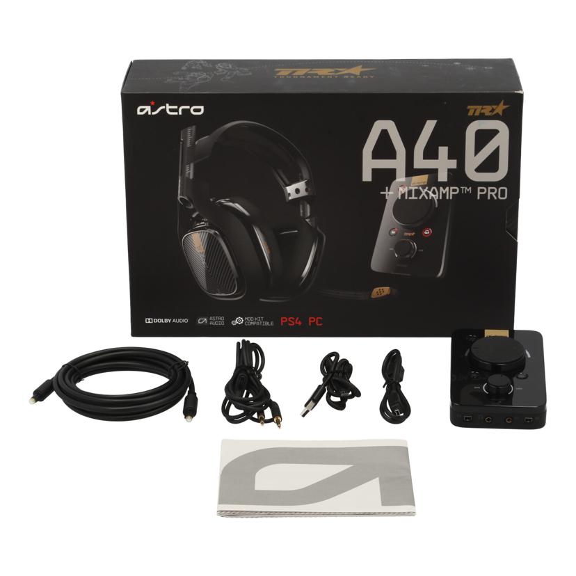 Logicool ロジクール/ヘッドセット+ミックスアンプ/939-001511/Astro Gaming A40 TR+MIXAMP Pro TR//1836GS001KP9/Bランク/75