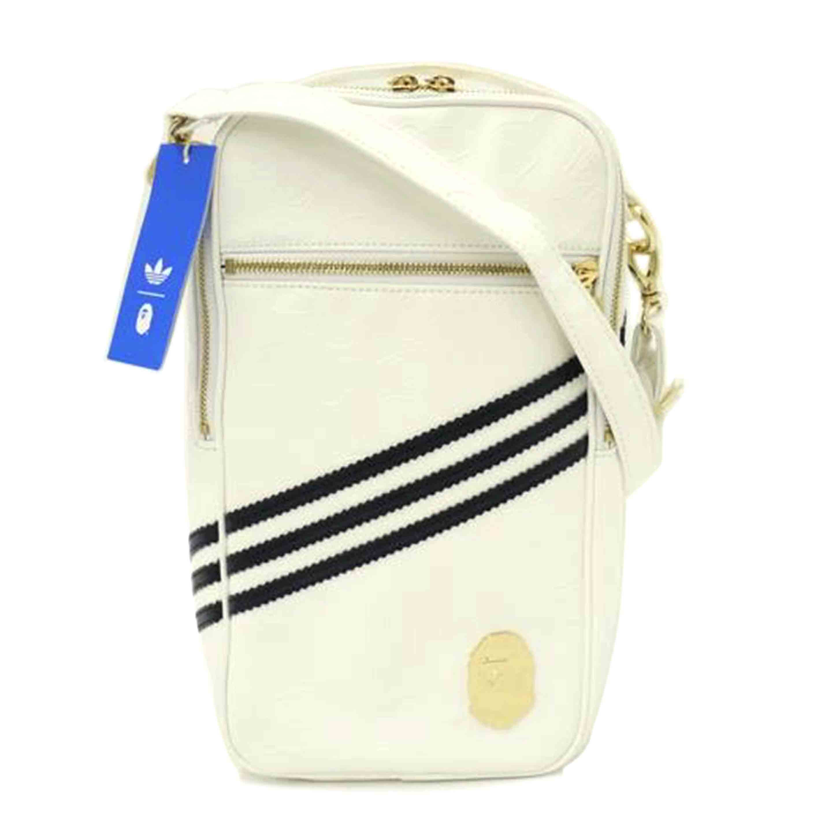 adidas×A BATHING APE adidas×APE/×BAPEストライプショルダーバッグ/JN7123//Sランク/69