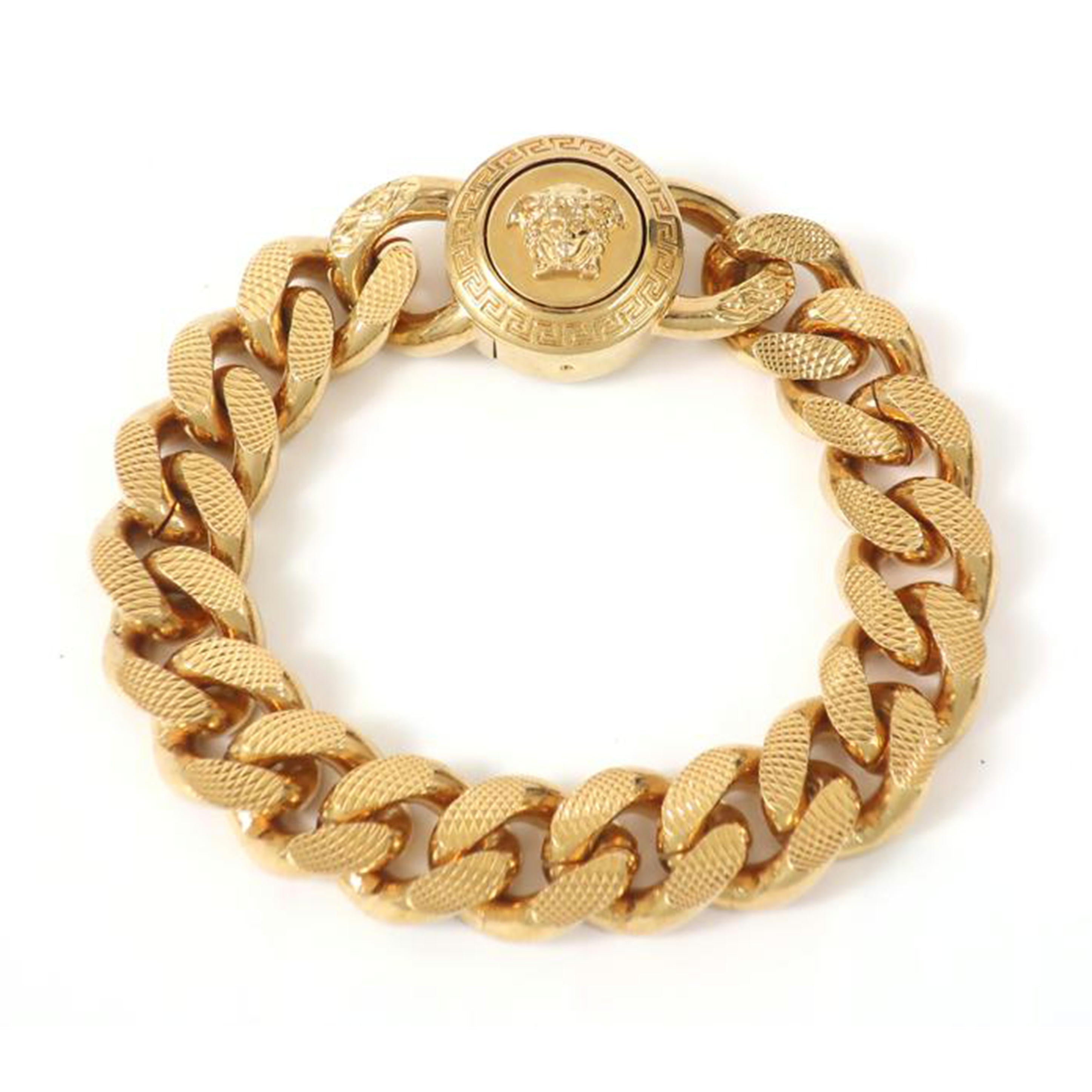 VERSACE ヴェルサーチ/メドゥーサチェーンブレスレット Medusa ゴールド 21cm/05203//ABランク/65