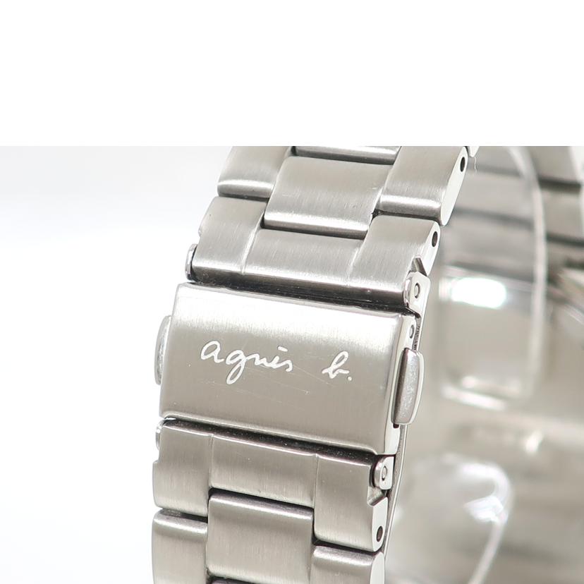 agnes b. アニアスb/ソーラー時計/クロノグラフ ユニセックス 男女兼用 ネイビー/VR43-KHJ0//280***/Aランク/65