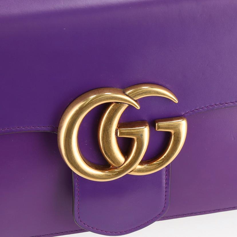 GUCCI グッチ/GGマーモントフラップチェーンショルダー/431777 //527***/Bランク/24
