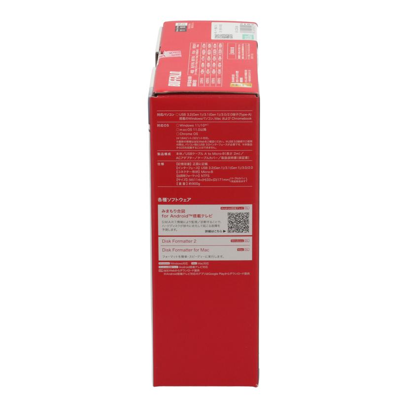 BUFFALO バッファロー /外付けHDD 6TB/HDV-CCD6U3BA//10699141100532/Sランク/84