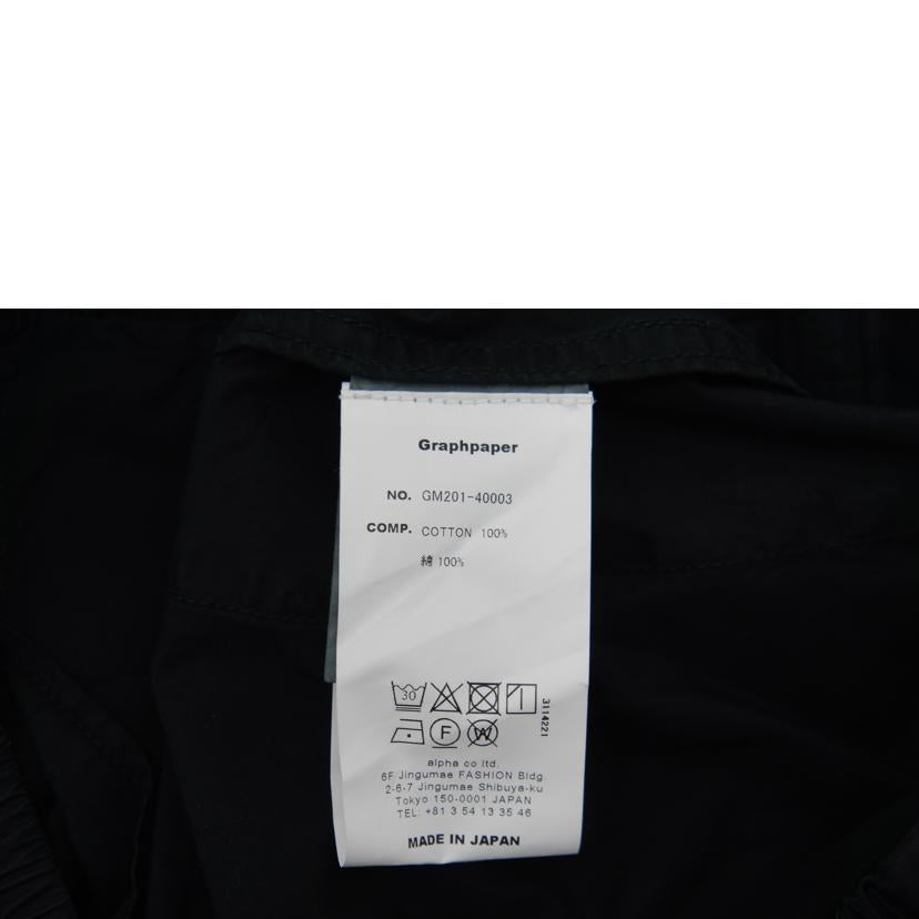 GRAPHPAPER グラフペーパー/ GRAPHPAPER Garment dyed poplin pants 1/GM201-40003//Bランク/67