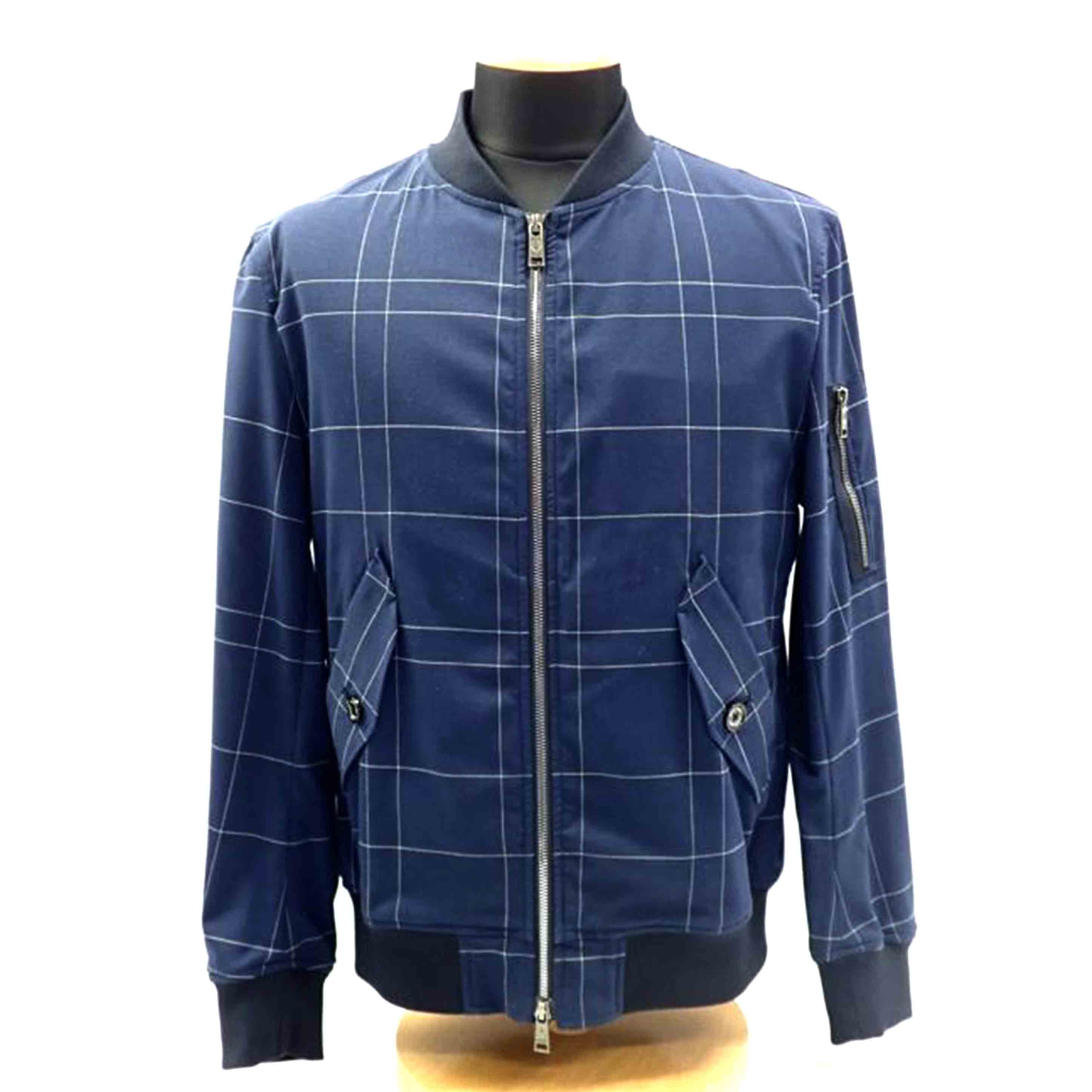 BLACK LABEL CRESTBRIDGE BLACK LABEL CRESTBRIDGE/★BLACK LABEL CRESTBRIDGE ブルゾンネイビーチェック/51F-16-532-26//M/ABランク/62
