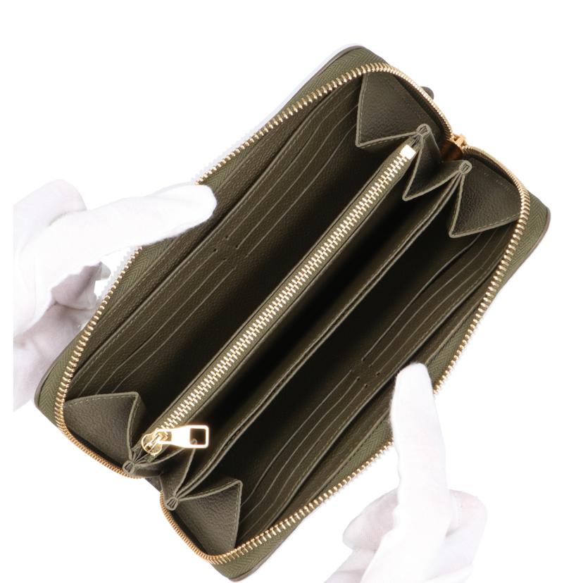 LOUIS VUITTON ルイ・ヴィトン/ジッピーウォレット/アンプラント・ローズ×カーキ/M62451 //SP0***/Aランク/24