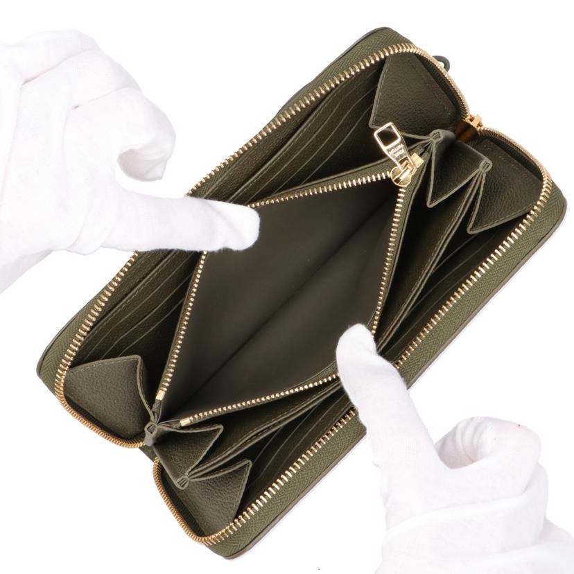 LOUIS VUITTON ルイ・ヴィトン/ジッピーウォレット/アンプラント・ローズ×カーキ/M62451 //SP0***/Aランク/24