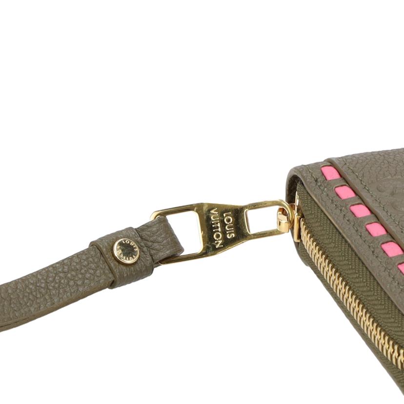LOUIS VUITTON ルイ・ヴィトン/ジッピーウォレット/アンプラント・ローズ×カーキ/M62451 //SP0***/Aランク/24