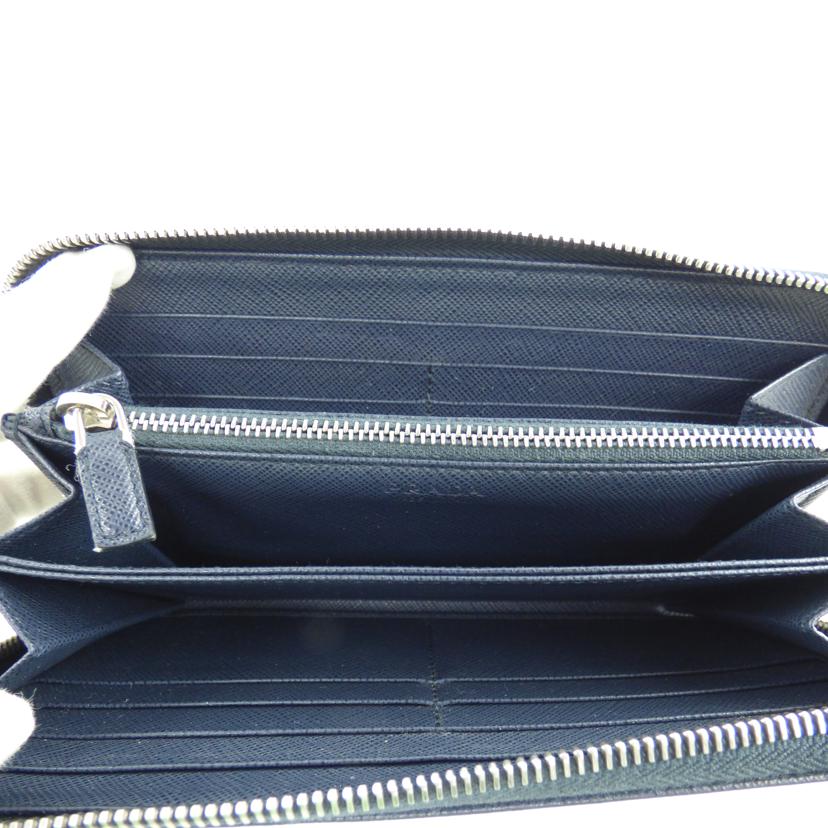 PRADA プラダ/サフィアーノラウンドファスナー長財布/2ML317//ABランク/64