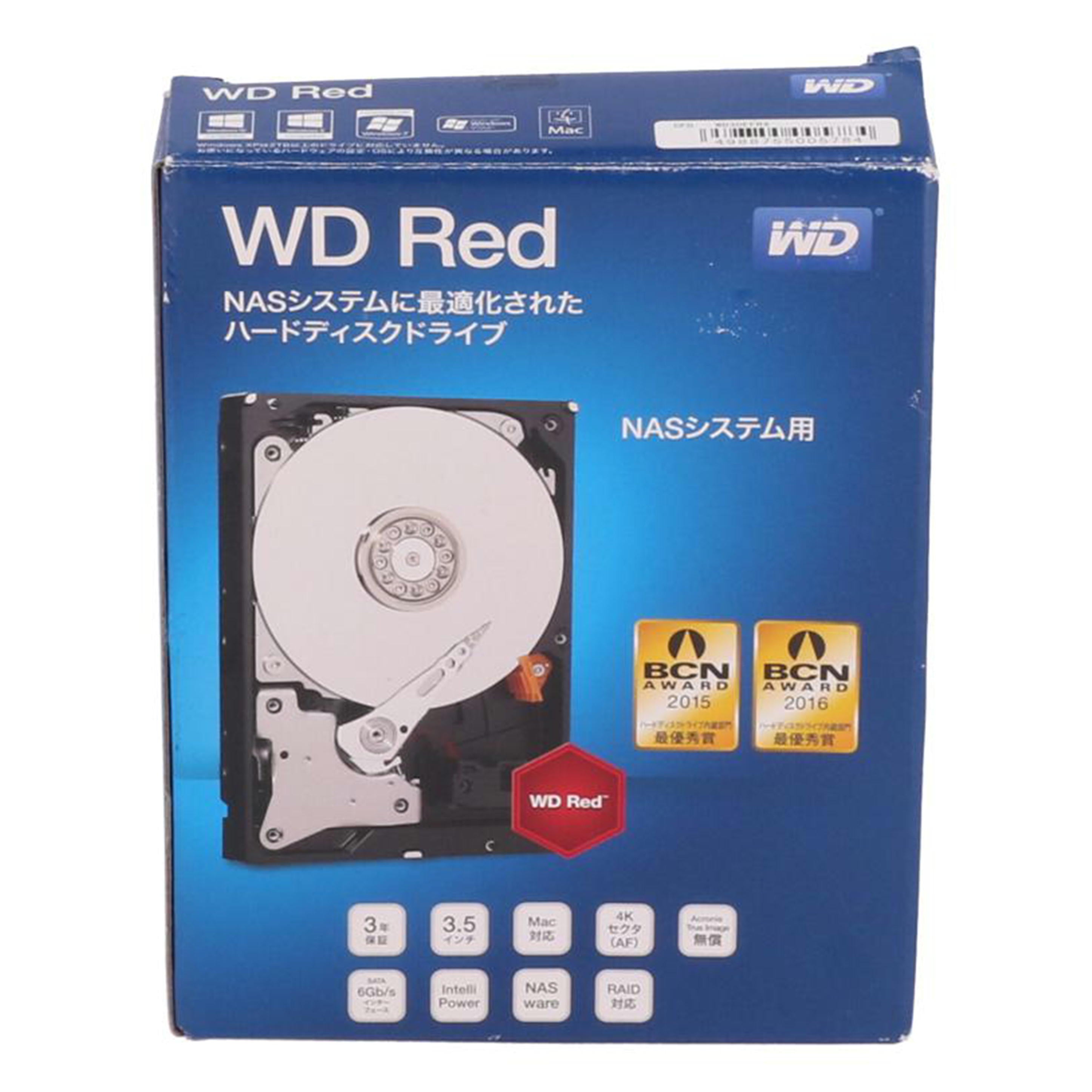 Western Digital WD ウエスタンデジタル /内蔵HDD 3TB 未使用/WD30EFRX//WCC4N7DUHLKT/Sランク/82