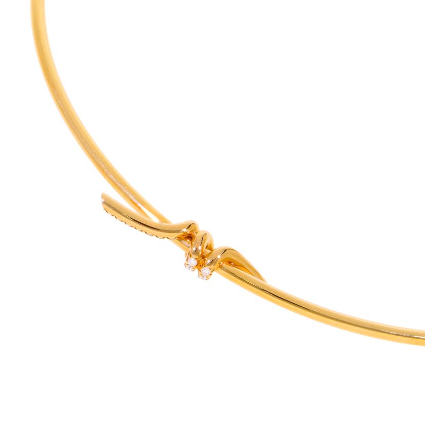 TIFFANY&Co. ティファニー/ノット ダイヤネックレス/750/ローズゴールド/約38cm//0.33ct/Aランク/77
