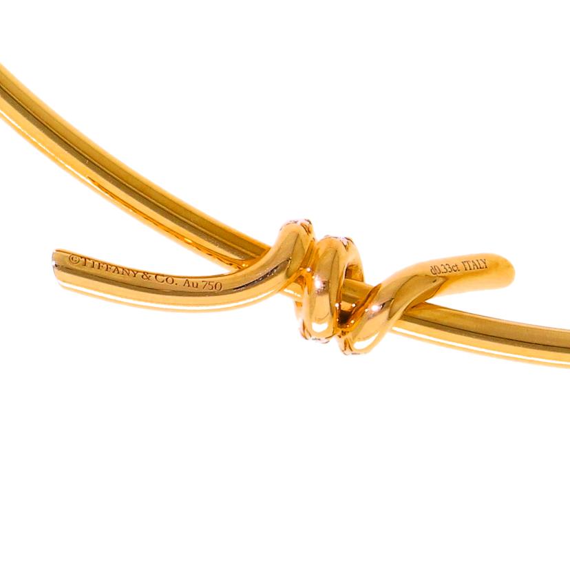 TIFFANY&Co. ティファニー/ノット ダイヤネックレス/750/ローズゴールド/約38cm//0.33ct/Aランク/77