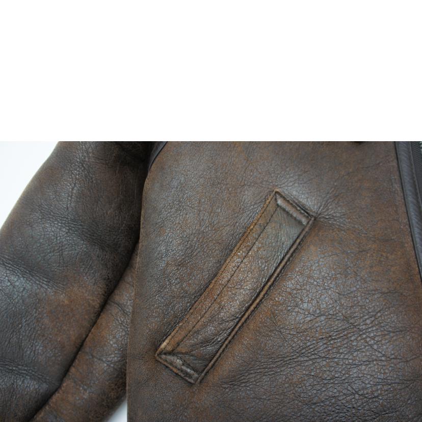 B-3 ムートンフライトジャケット/シープレザー/33H5595//サイズ S/Cランク/05