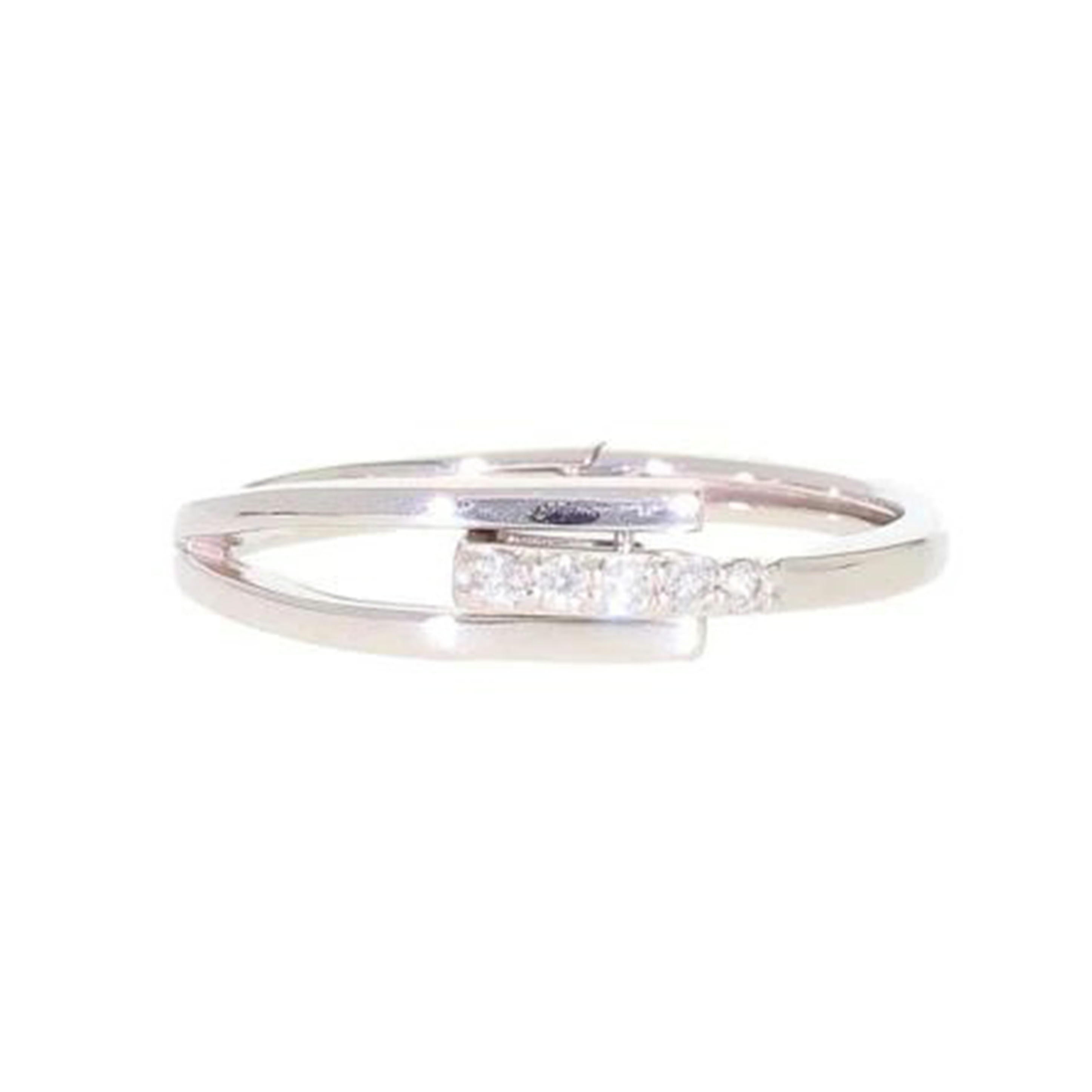 / K18WGダイヤリング0.05ct//Aランク/09