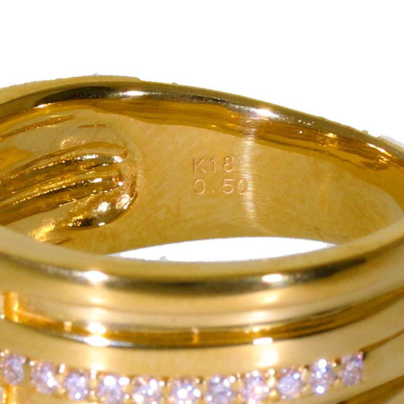 / K18ダイヤリング0.50ct//Aランク/92
