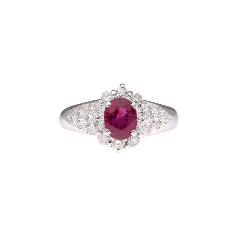 / PT850ルビーダイヤリング1.25/D0.57ct//Aランク/19