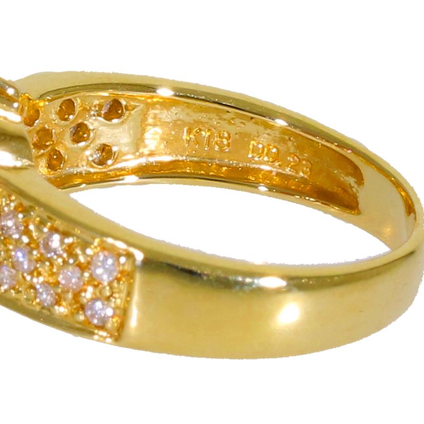 / K18ルビーダイヤリング1.50/D0.23ct//Aランク/64