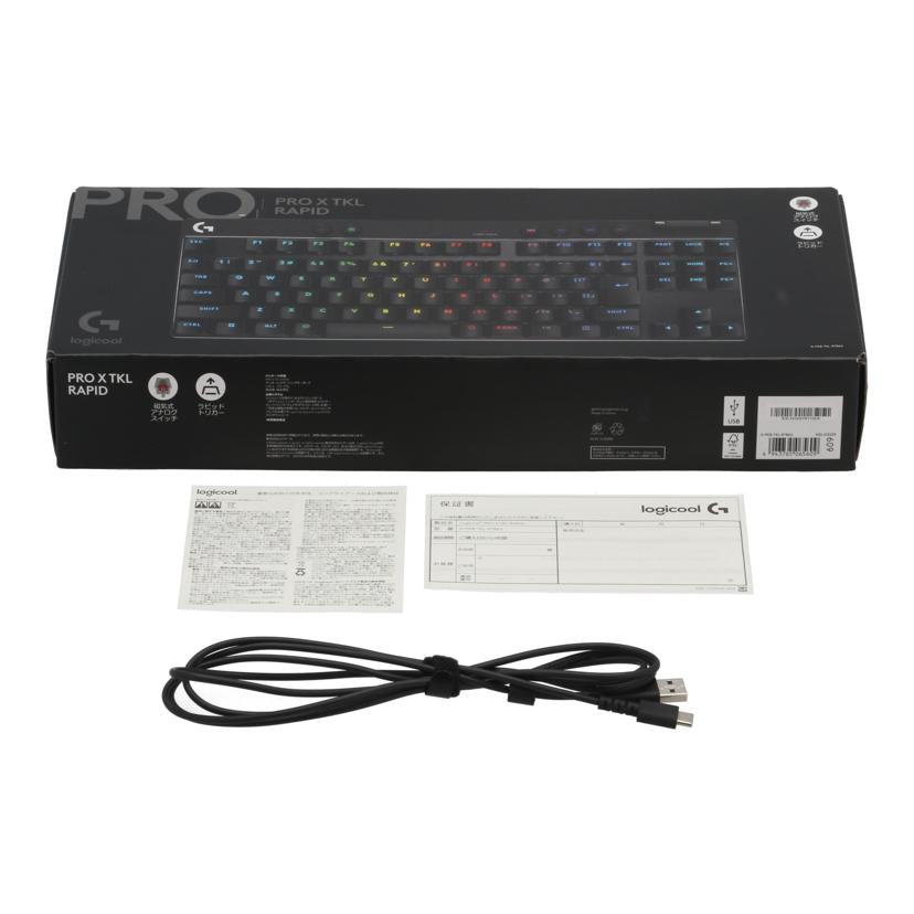 Logicool ロジクール /ゲーミングキーボード/PRO X TKL RAPID/G-PKB-TKL-RTBKd//2438GTN11DU9/ABランク/85
