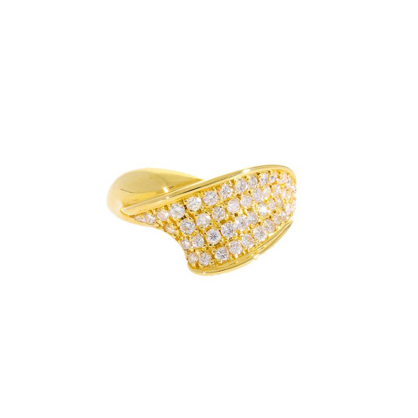 / K18ダイヤリング0.63ct//Aランク/92