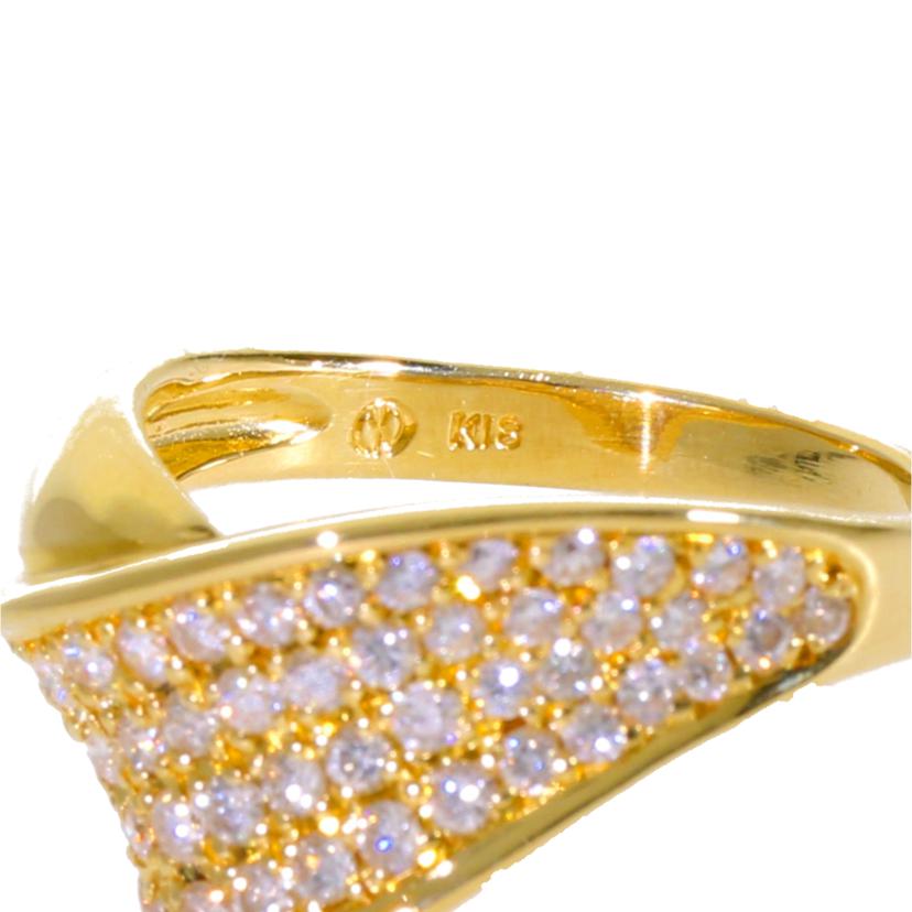 / K18ダイヤリング0.63ct//Aランク/92