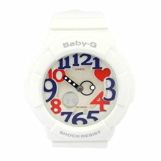CASIO カシオ/Baby-G/ネオンダイアル/ホワイトトリコロールシリーズ/クォーツ/BGA-130TR-7BJF//Aランク/88