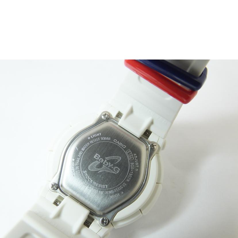 CASIO カシオ/Baby-G/ネオンダイアル/ホワイトトリコロールシリーズ/クォーツ/BGA-130TR-7BJF//Aランク/88