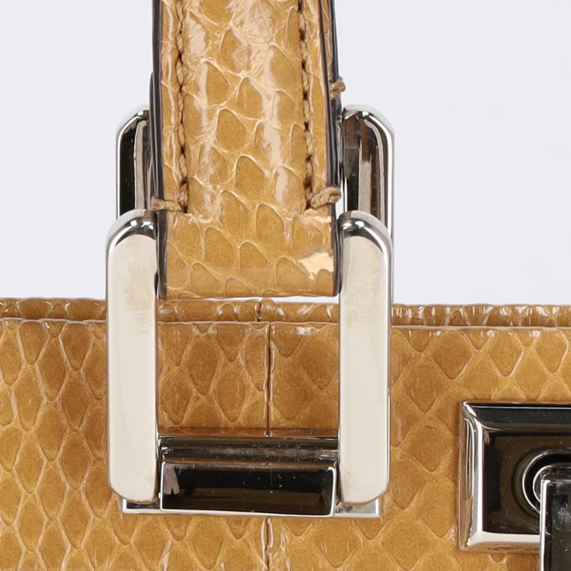 GUCCI グッチ/ズゥミパイソンスモールトップハンドルバッグ/569712//585***/Aランク/09