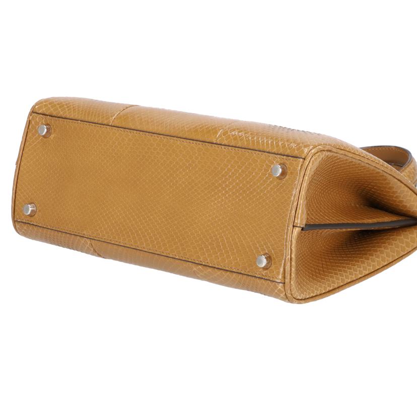 GUCCI グッチ/ズゥミパイソンスモールトップハンドルバッグ/569712//585***/Aランク/09