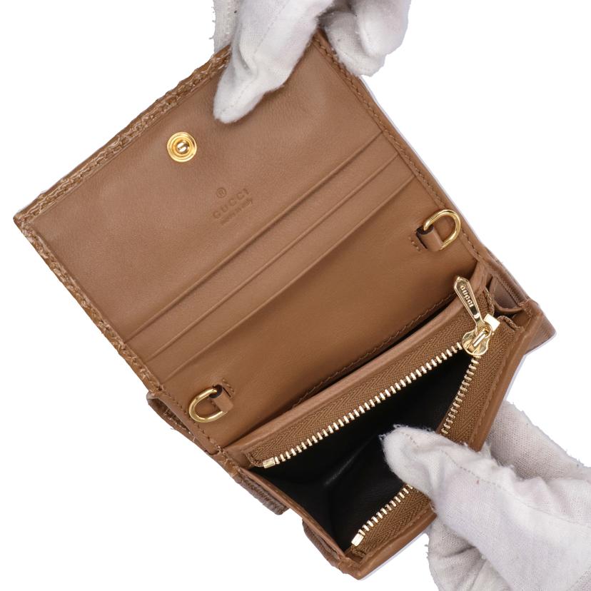 GUCCI グッチ/ズゥミパイソンチェーンウォレット/570660//525***/Aランク/09