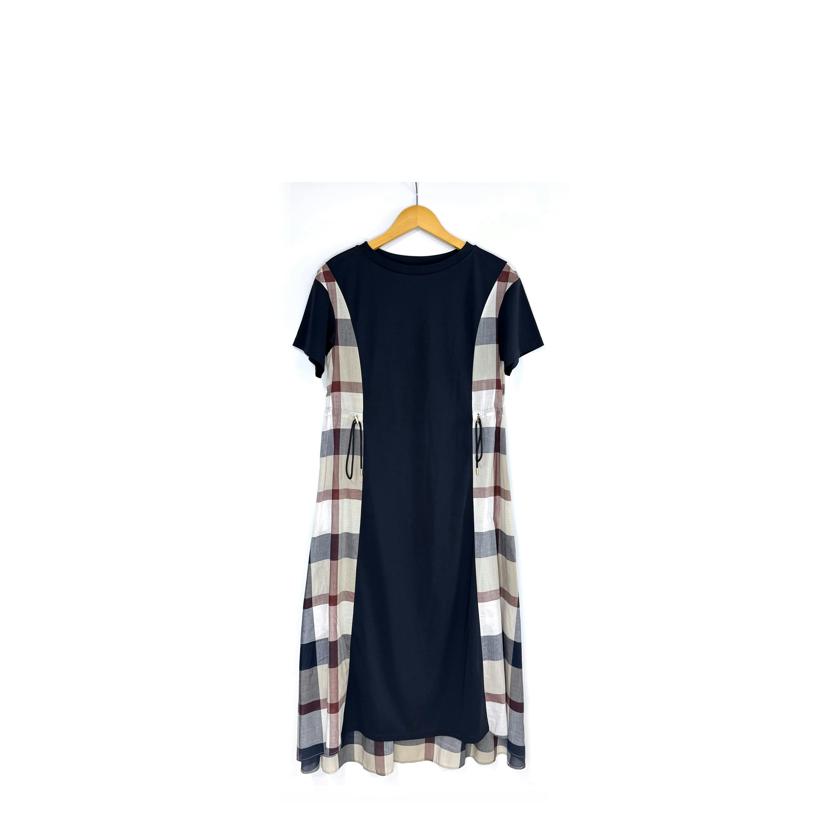 BLUE　LABEL チェック柄ロングシャツワンピース 38 BLUE LABEL チェック柄 ロングシャツワンピース 38 クレストブリッジ