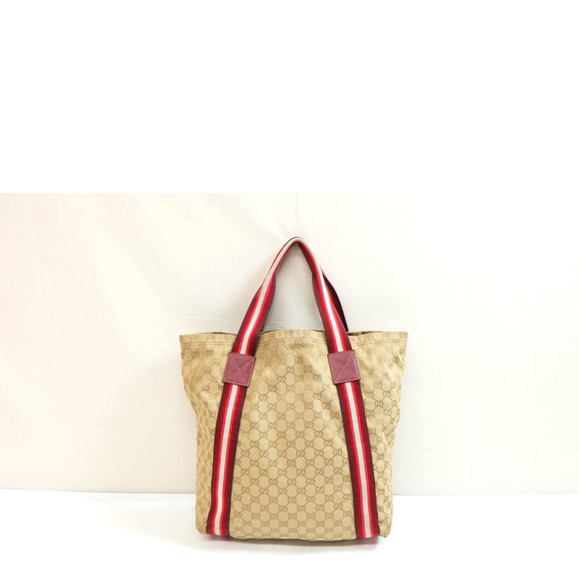 GUCCI グッチ/シェリーラインGGキャンバストート/189669//467***/BCランク/71