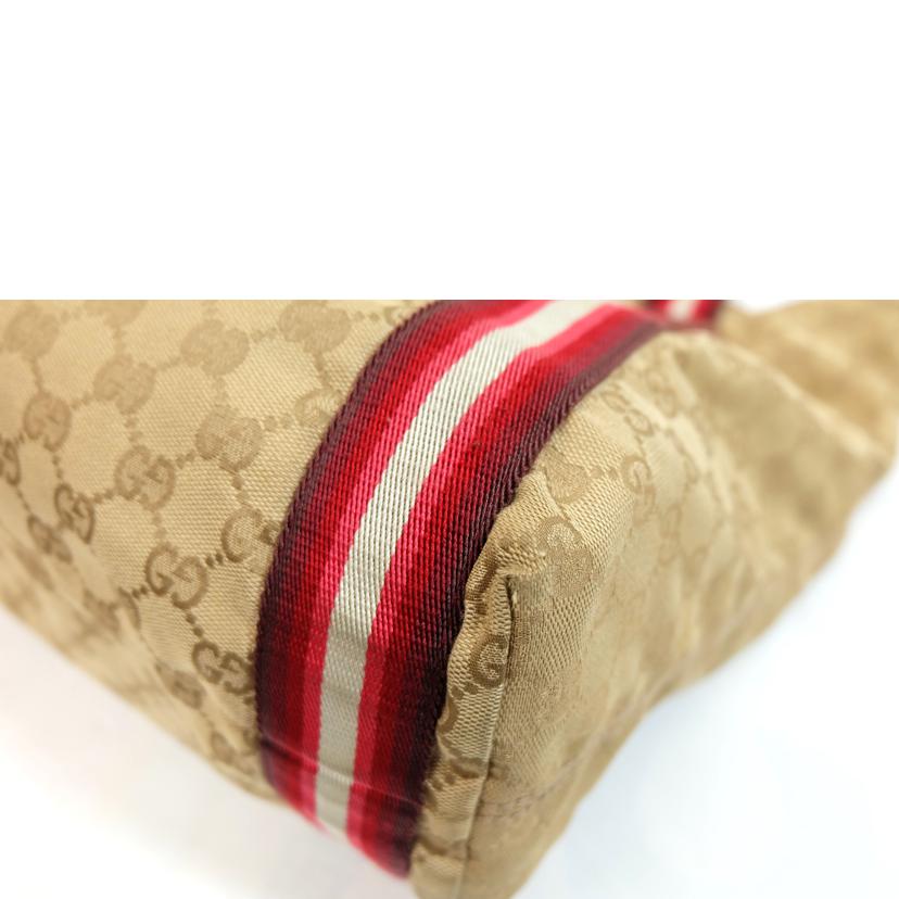 GUCCI グッチ/シェリーラインGGキャンバストート/189669//467***/BCランク/71