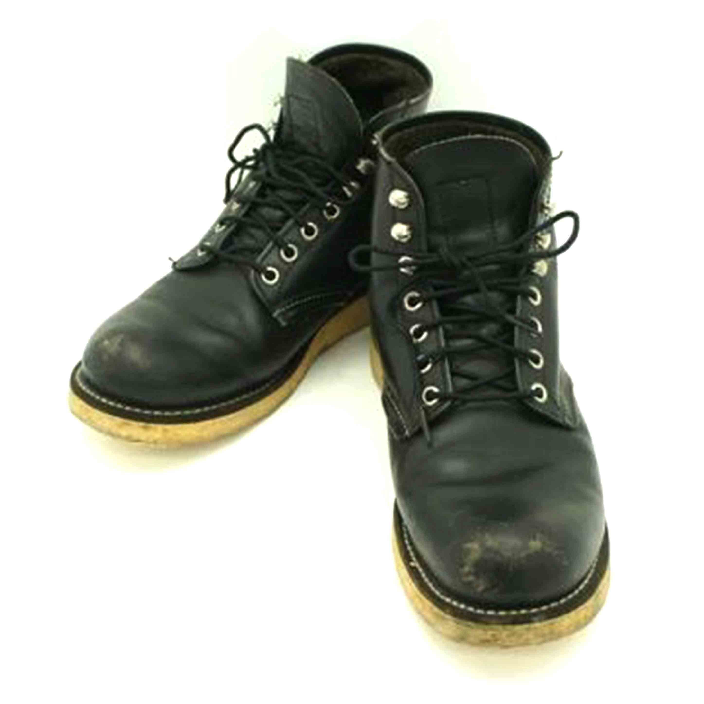 RED WING レッドウィング/レザーワークブーツ 黒 USA製/8165//Bランク/42