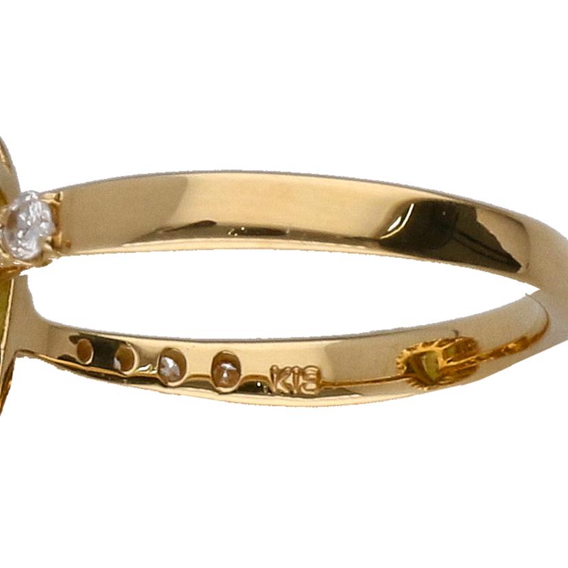 /◎K18スフェーンダイヤリング6.74/D0.43ct//Aランク/59