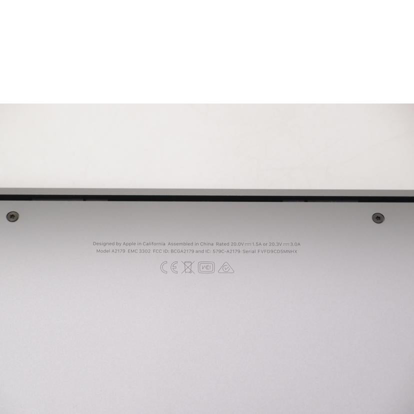Apple アップル/MacBook Air 13インチ/Z0YJ00036//FVFD9CD5MNHX/Bランク/69