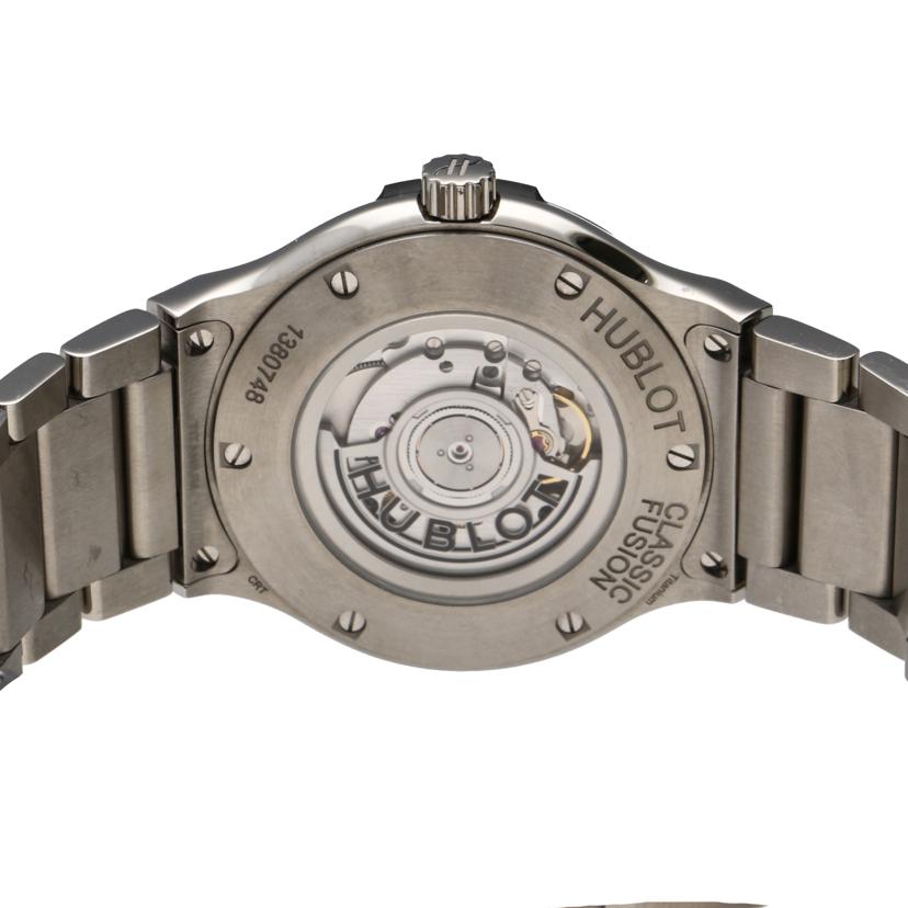 HUBLOT ウブロ/クラシックフージョン/チタニウム/自動巻き/510.NX.1170.NX//138****/ABランク/75