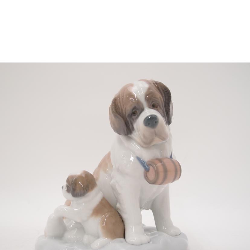 LLADRO リヤドロ/セントバーナードの親子/8170//Aランク/69