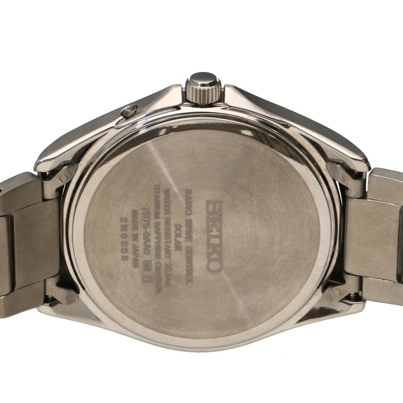 SEIKO セイコー/セイコーセレクション 黒文字盤/チタン/ソーラー/7B75-0AA0//2N0***/ABランク/01