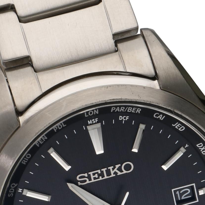 SEIKO セイコー/セイコーセレクション 黒文字盤/チタン/ソーラー/7B75-0AA0//2N0***/ABランク/01